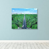 Berlin Tiergarten Leinwand Foto Print (Insitu (Holzboden))