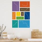 Berlin - Transitpaletten Poster (Küche)