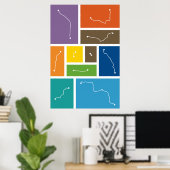 Berlin - Transitpaletten Poster (Heimbüro)
