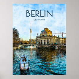 Berlin Travel Poster