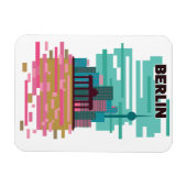 Berlin Travel Poster Magnet (Horizontal)