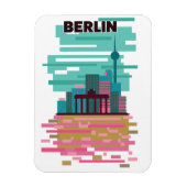 Berlin Travel Poster Magnet (Vertikal)