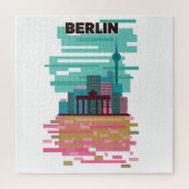 Berlin Travel Poster Puzzle (Vertikal)