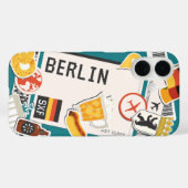 Berlin Travel Sticker Collage Case-Mate iPhone Hülle (Rückseite (Horizontal))