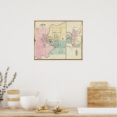 Berlin und das Dorf Plymouth Poster (Küche)