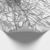 Berlin und Umgebung Karte(1911) Geschenkpapier (Ecke)