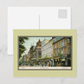 Berlin Unter den Linden 1890er Postkarte (Vorne/Hinten)