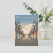 Berlin Unter den Linden Vintag Postkarte (Stehend Vorderseite)