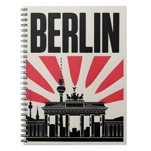 Berlin Vintag Notizblock (Vorderseite)