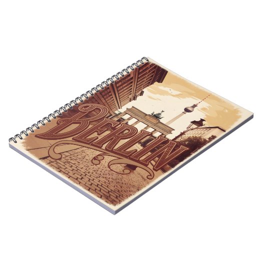 Berlin Vintag Notizblock (Linke Seite)