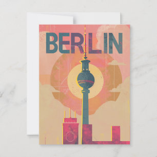 Berlin Vintag Postkarte