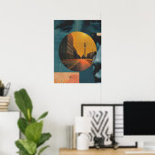Berlin Vintage Kunst Poster (Heimbüro)