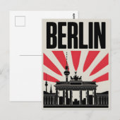 Berlin Vintage Postkarte (Vorne/Hinten)