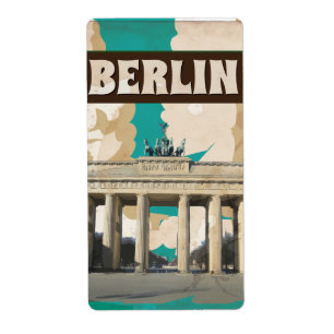 Berlin Vintage Reiseplakat