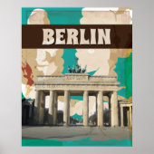 Berlin Vintage Travel Poster (Vorne)