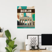 Berlin Vintage Travel Poster (Heimbüro)