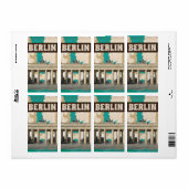 Berlin Vintage Travel Poster (Vorne)