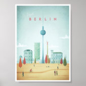 Berlin Vintage Travel Poster (Vorne)