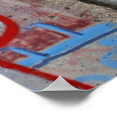 Berlin Wall Graffiti art Poster (Ecke)