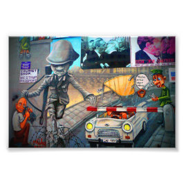 Berlin Wall Graffiti Artwork Street Art Deutschlan Fotodruck