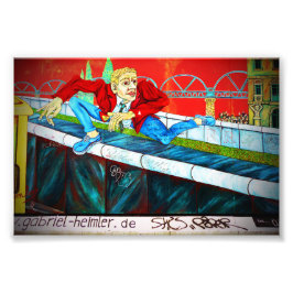 Berlin Wall Graffiti Artwork Street Art Deutschlan Fotodruck