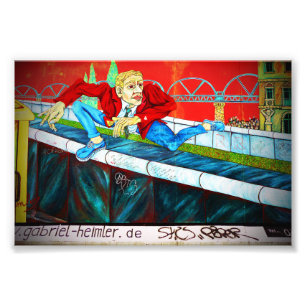 Berlin Wall Graffiti Artwork Street Art Deutschlan Fotodruck