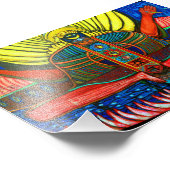 Berlin Wall Graffiti Artwork Street Art Deutschlan Fotodruck (Ecke)