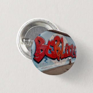 Berlin Wall Graffiti Button