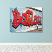 Berlin Wall Graffiti Leinwanddruck (Insitu (Holzboden))