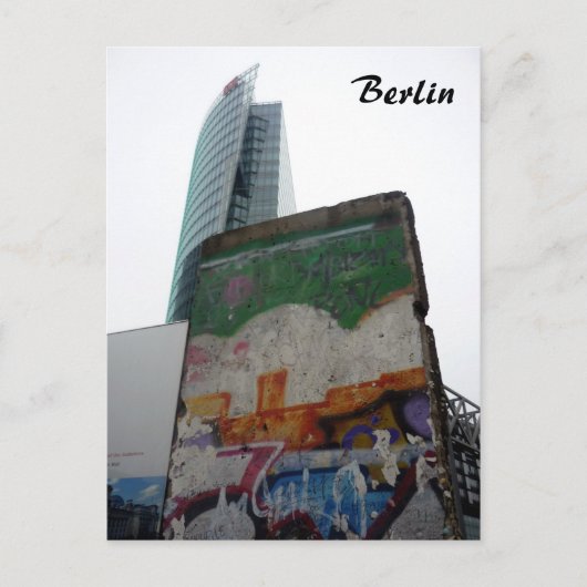 Berlin wall potsdamerplatz postkarte (Vorderseite)