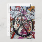 Berlin-Wandgraffiti Postkarte (Vorne/Hinten)