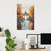 Berlin Wasserfarbe 3 Poster (Heimbüro)