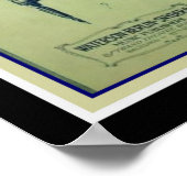 Berlin "Wenn du meine Pfirsiche nicht Will" 1914 Poster (Ecke)