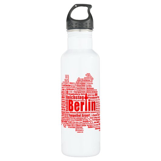 Berlin-Wolke Trinkflasche (Vorderseite)