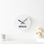BERLIN WORLDWIDE TIMEZONE CLOCK SET RUNDE WANDUHR (Zuhause)