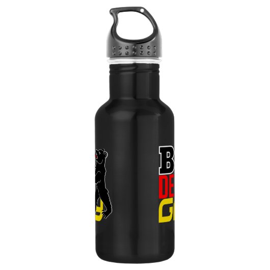 BERLIN-Zoll Edelstahlflasche (Rückseite)