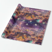 Berlin zu Weihnachten & Neujahr in Wasserfarben Geschenkpapier (Ungerollt)