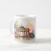 Berliner Aquarellkunst Kaffeetasse (Vorderseite Links)