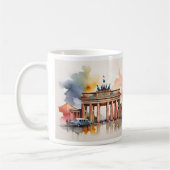 Berliner Aquarellkunst Kaffeetasse (Links)