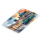 Berliner Aquarellkunst Magnet (Linke Seite)