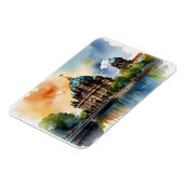 Berliner Aquarellkunst Magnet (Linke Seite)