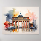 Berliner Aquarellkunst Poster (Vorne)