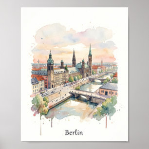 Berliner Aquarellkunst Poster