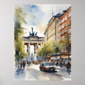 Berliner Aquarellkunst Poster (Vorne)