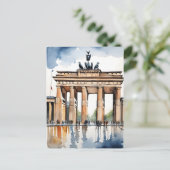 Berliner Aquarellkunst Postkarte (Stehend Vorderseite)