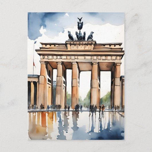 Berliner Aquarellkunst Postkarte (Vorderseite)