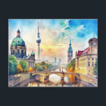 Berliner Aquarellmalerei Postkarte<br><div class="desc">Berliner Aquarellmalerei</div>