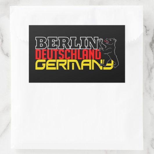 Berliner Aufkleber (Tasche)