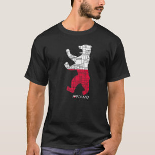 Berliner Bär   Ich liebe Berlin Polen Bär T-Shirt