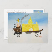 Berliner Bauwagen Postkarte (Vorne/Hinten)